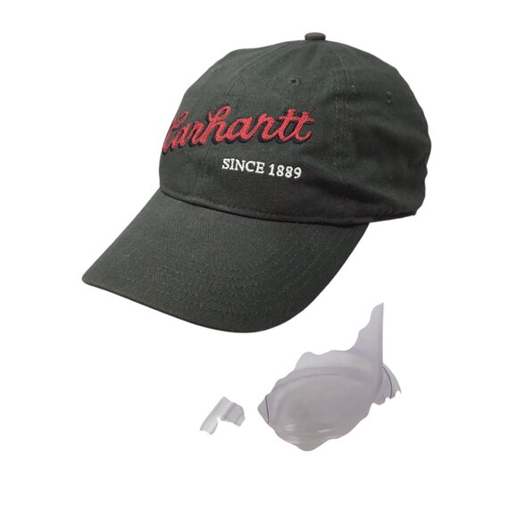 Vtg 2006 Carhartt Since 1889 Men's Hat Baseball Cap Embroidered Green Strapback - Picture 2 of 9